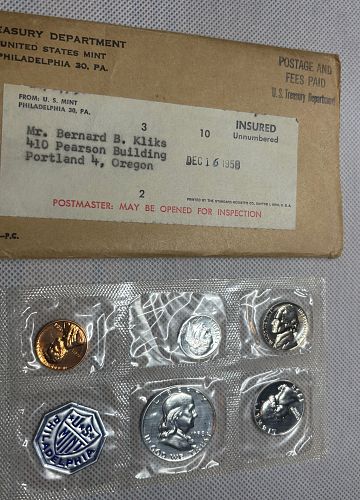 1958-P Proof Set (Franklin Half)