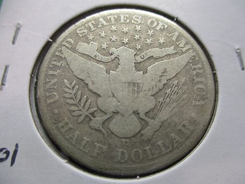 1911-D  G6 Barber Half Dollar.  Item: 50 B11D-05.