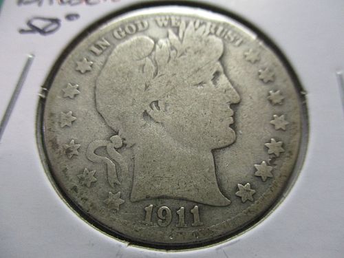 1911 S Barber Half Dollar Coin Value, Prices & Info | USA Coin Book