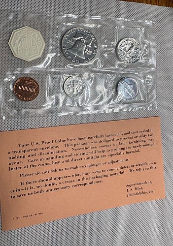 1962-P Proof Set - (Franklin Half)