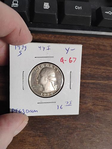 1979-S TYPE 1 WASHINGTON QUARTER PF67DCAM