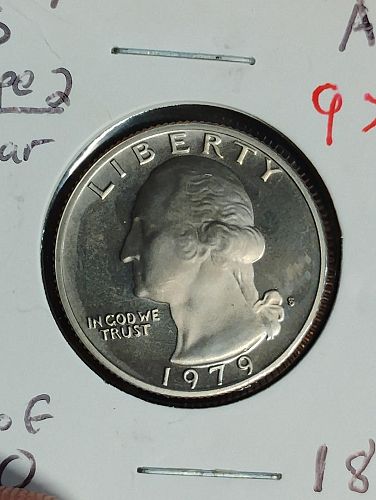 1979-S TYPE 2 WASHINGTON QUARTER PF 70 DCAM