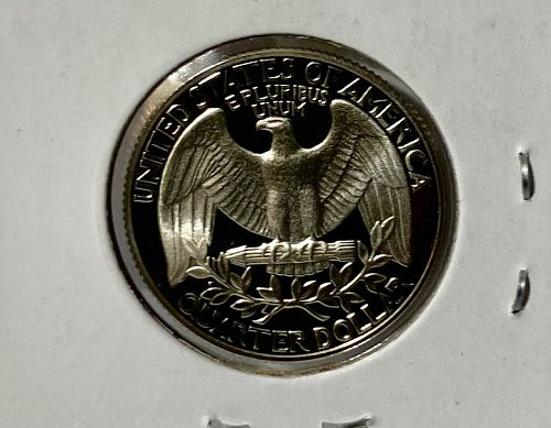 1987 S Proof Washington quarter