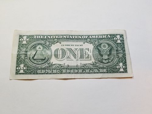 2017A $1 Federal Reserve Note One Dollar Fancy Serial Number Low Full House G00015543