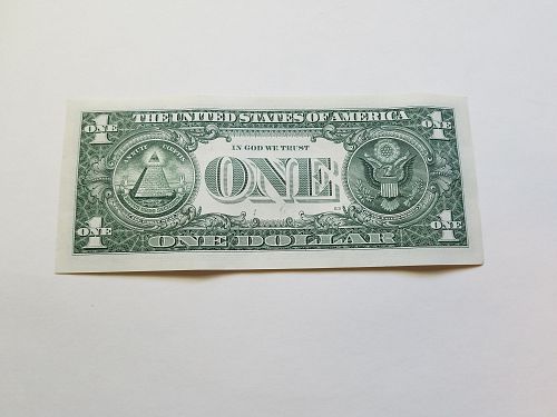 2021 $1 Federal Reserve Note One Dollar Fancy Serial Number Trinary Triple I63326622B