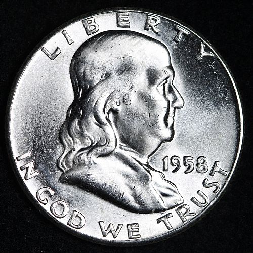 1958  Franklin Half Dollar***BU***
