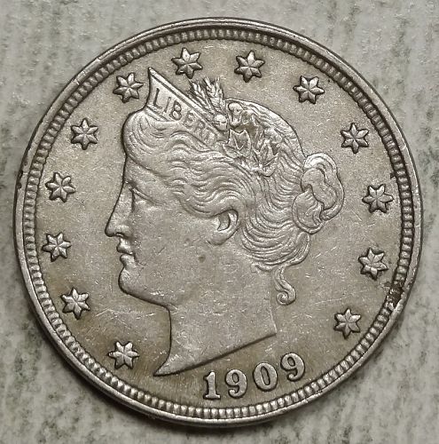 1909 Liberty Nickel, Choice Extremely Fine, Better Date   0124-28