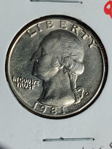 1981-P WASHINGTON QUARTER MS-65 +