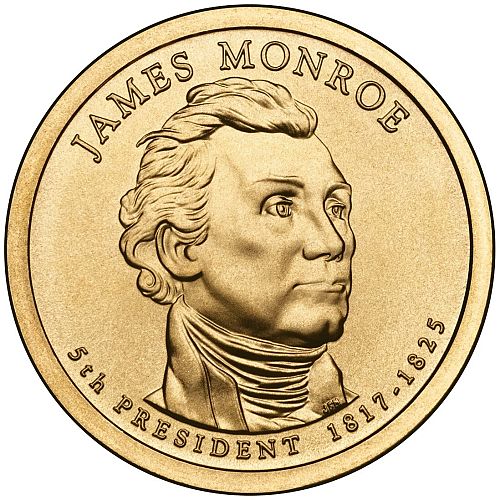 2008  D   JAMES MONROE   GOLDEN DOLLAR