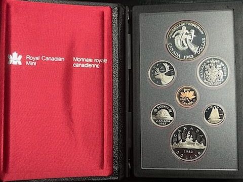 美品　OTTO &pennyblack 2点　まとめ売り 1983 Canada 7-Coin Double Dollar Specimen Set - For Sale, Buy Now