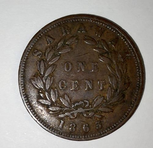 1863 Sarawak Cent