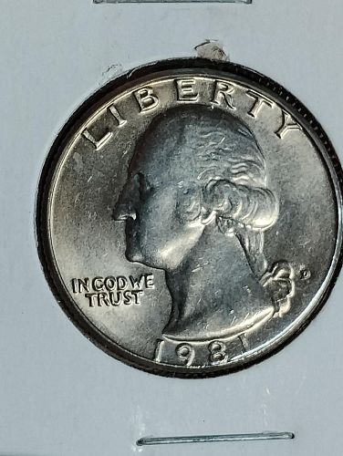 1981-D WASHINGTON QUARTER MS-66