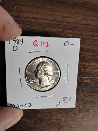 1984-D WASHINGTON QUARTER MS-63