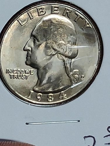 1984-D WASHINGTON QUARTER MS-63