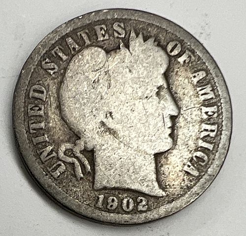 1902 O Barber Dime G