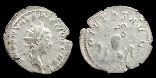 Saloninus, as Caesar. AR Antoninianus. Cologne mint. 258-260 AD. Struck circa 259-260 AD, VF