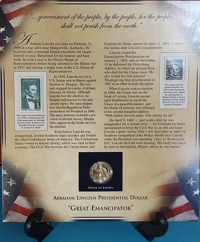 PCS United States Presidents $1 Coin Collection.