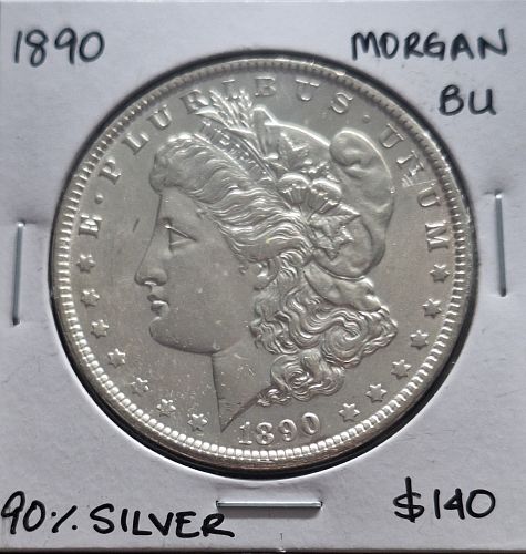 1890 Morgan Silver Dollar
