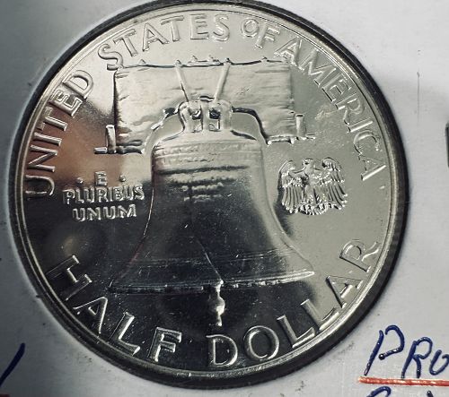 1962 UNC Franklin Half Dollar Proof