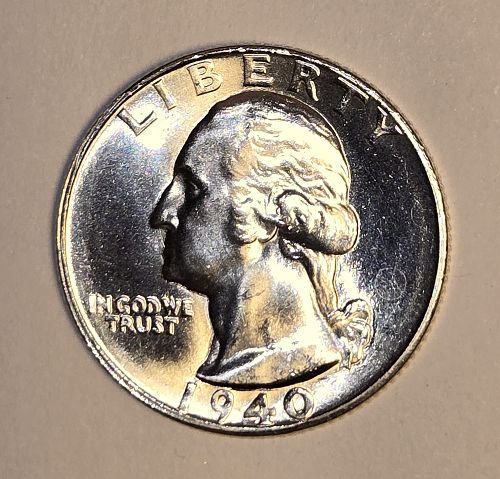 1940-S Washington Quarter MS-65 (GEM)