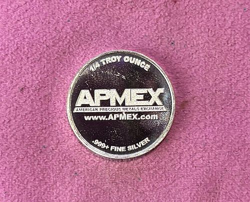 APMEX Round, 1/4 Troy Ounce Fine Silver