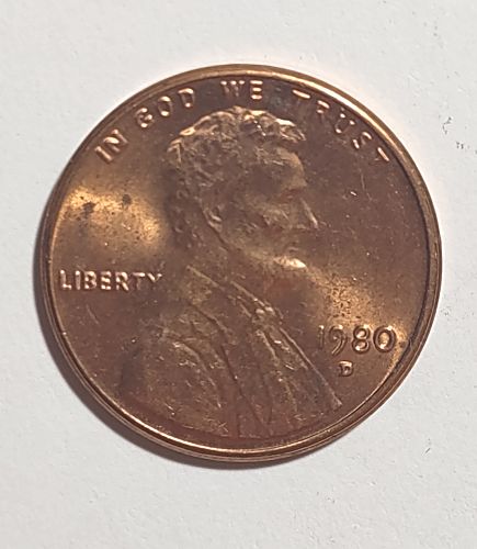 1980-D Lincoln Cent