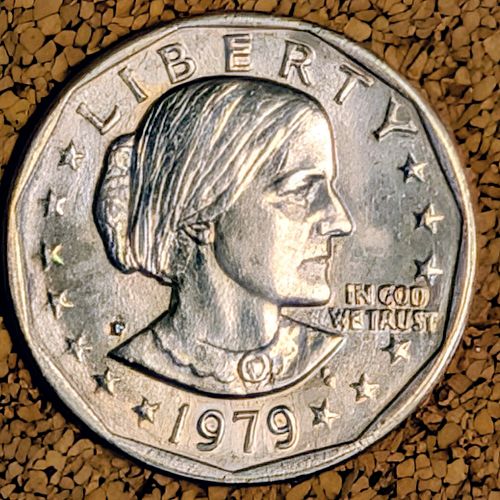 1979-P Susan B Anthony Dollar: Narrow Rim - Far Date