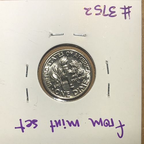 1988-D Roosevelt Dime, #3752