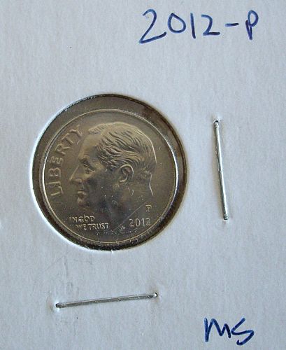 2012-P Roosevelt Dime, #2749