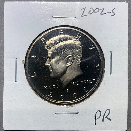 2002-S Proof Kennedy Half Dollar, #3708