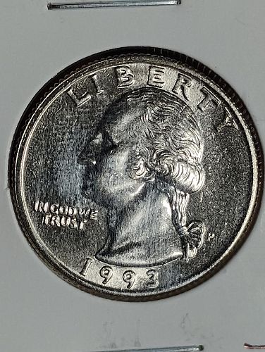 1993-P WASHINGTON QUARTER MS-64