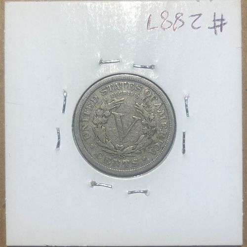 1908 Liberty Head Nickel, #2887