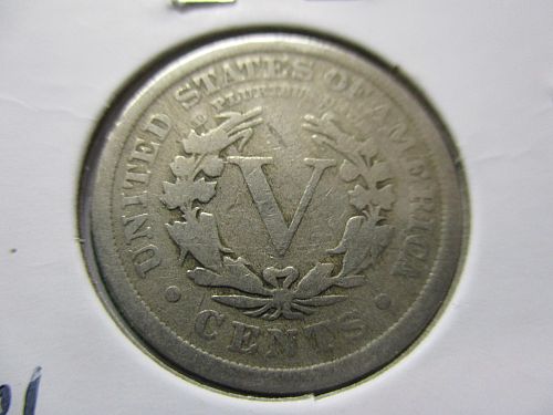 1910  G6 Liberty Nickel.  Item: 5 L10-21.