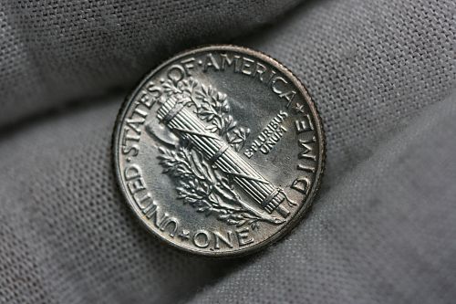 1929 P Mercury Dime GEM BU MS64+