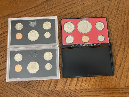 1971, 1972, 1973 Proof Set Lot