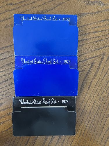 1971, 1972, 1973 Proof Set Lot
