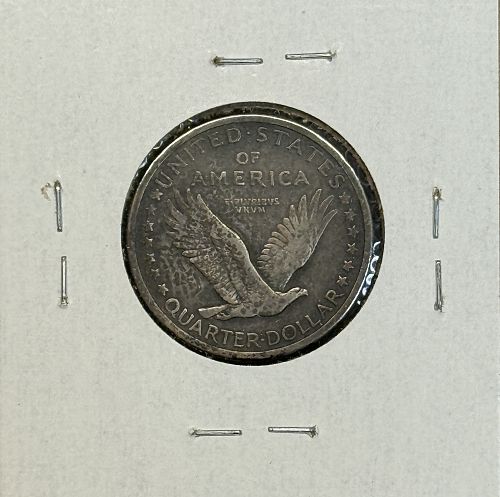 1917 T-1 Standing Liberty Quarter, XF Detail (11512)