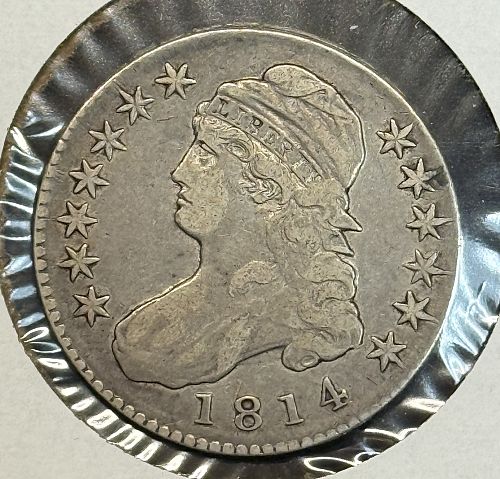 1814 Capped Bust Half Dollar, Circ. (11391)