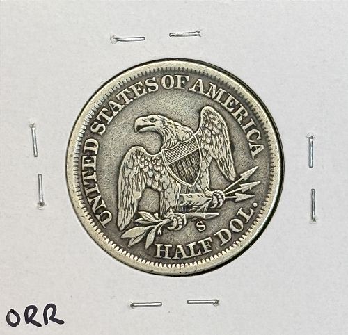 1861-S Seated Liberty Half Dollar, Circ. (11375)