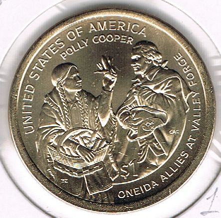 1 Dollar "Native American Dollar" Oneida Allies, P, 2026