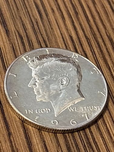 1967 Kennedy Half Dollar from a Special Mint Set Gorgeous