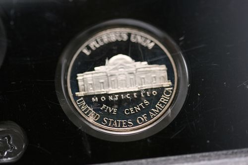 2014 S Proof Jefferson Nickel from silver set.
