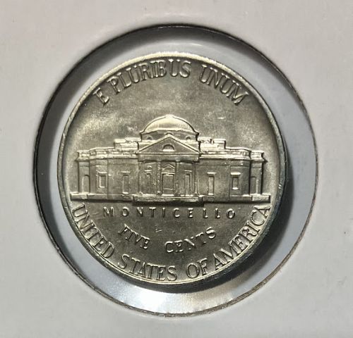 1980 P Jefferson nickel from mint set