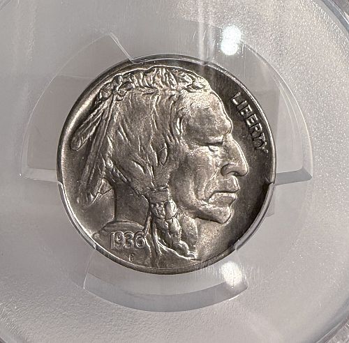 1936-S  Buffalo Nickel, MS65 PCGS, (13136)