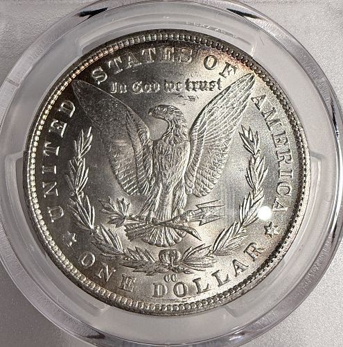1881-CC Morgan Silver Dollar, MS65 PCGS GS. (13168)