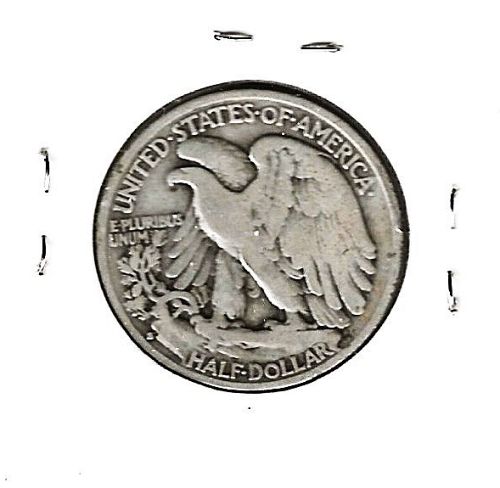 1933 "S" Walking Liberty Half Dollar***VG***