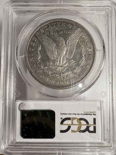 1889-CC Morgan Silver Dollar, AU50 PCGS. (13194)
