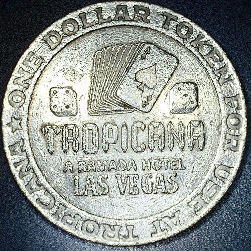 Vintage 1 Dollar - Tropicana Casino Las Vegas 38mm