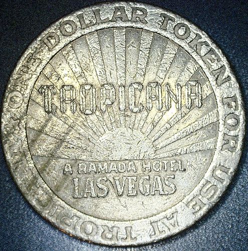 Vintage 1 Dollar - Tropicana Casino Las Vegas 38mm