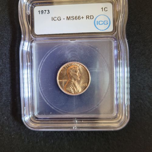 1973 LINCOLN CENT MS66+RD ICG